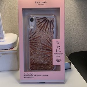 Kate Spade iPhone XR Liquid Glitter Case